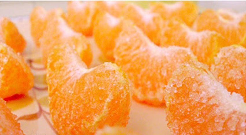 Mandarinas azucaradas como auténticas golosinas