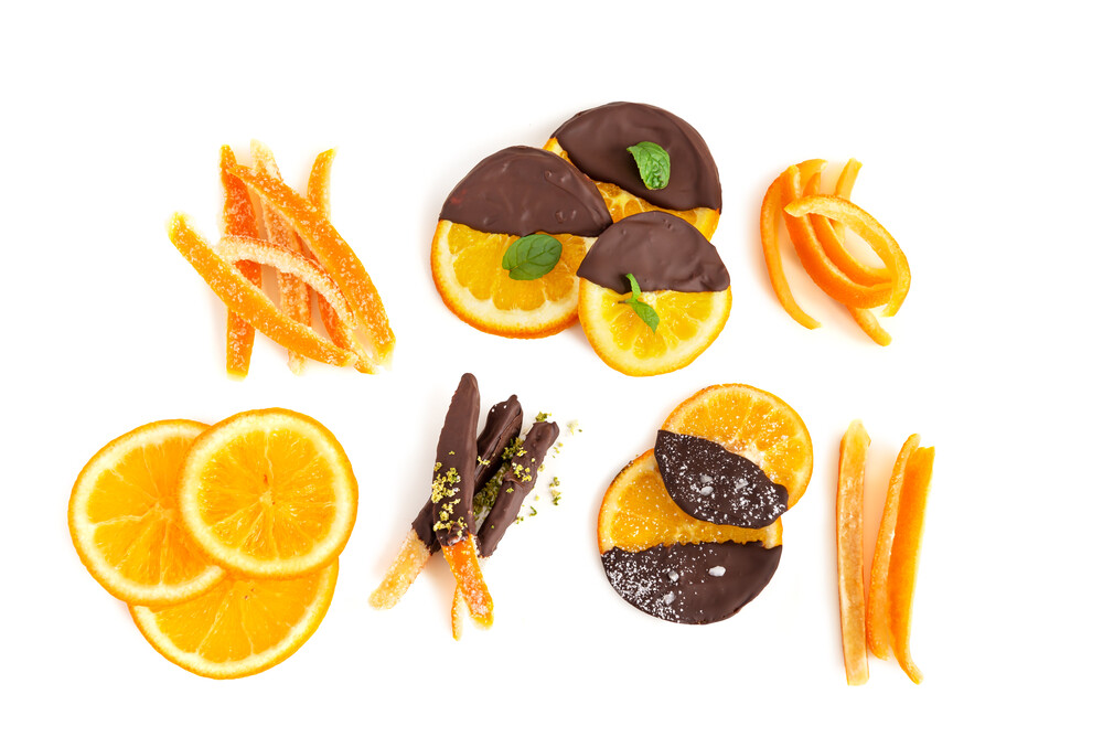 Naranjas bañadas en chocolate para los más golosos